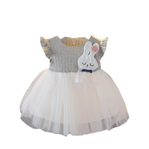 Bunny Dreams Baby Girl Tulle Dress
