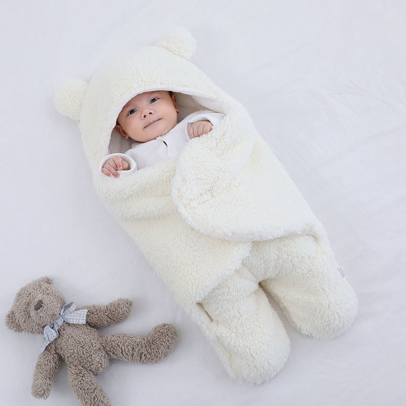 Cozy Baby Sleeping Wrap – Teddy Bear Design