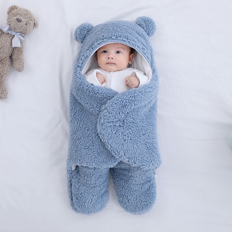 Cozy Baby Sleeping Wrap – Teddy Bear Design