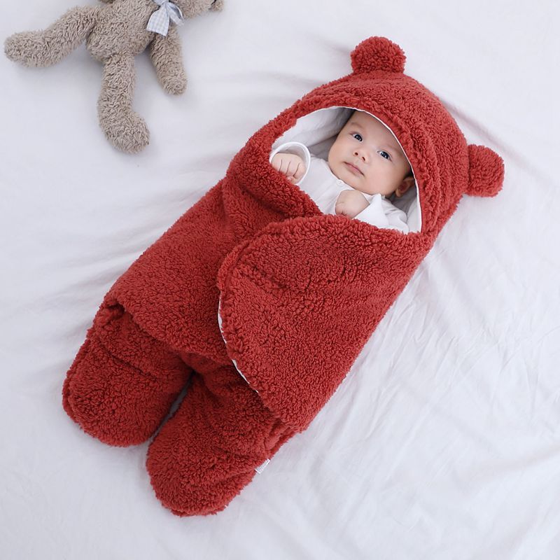 Cozy Baby Sleeping Wrap – Teddy Bear Design