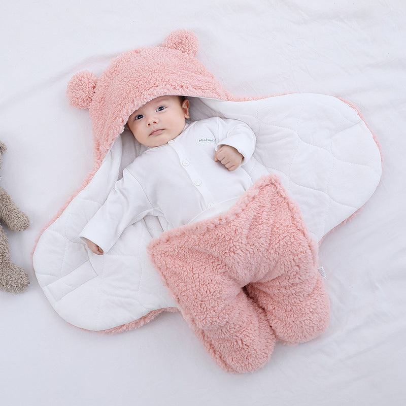 Cozy Baby Sleeping Wrap – Teddy Bear Design