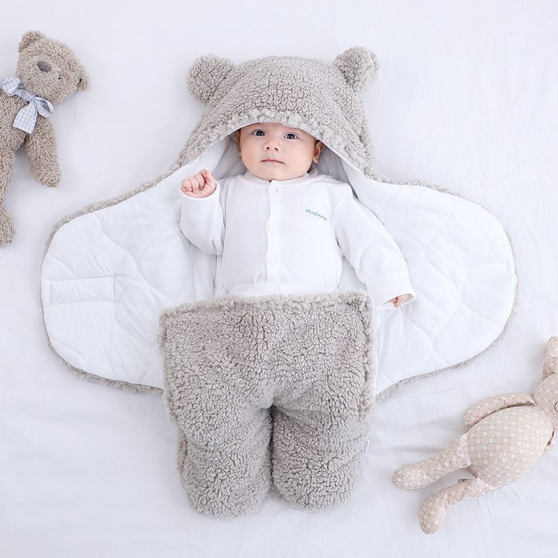 Cozy Baby Sleeping Wrap – Teddy Bear Design
