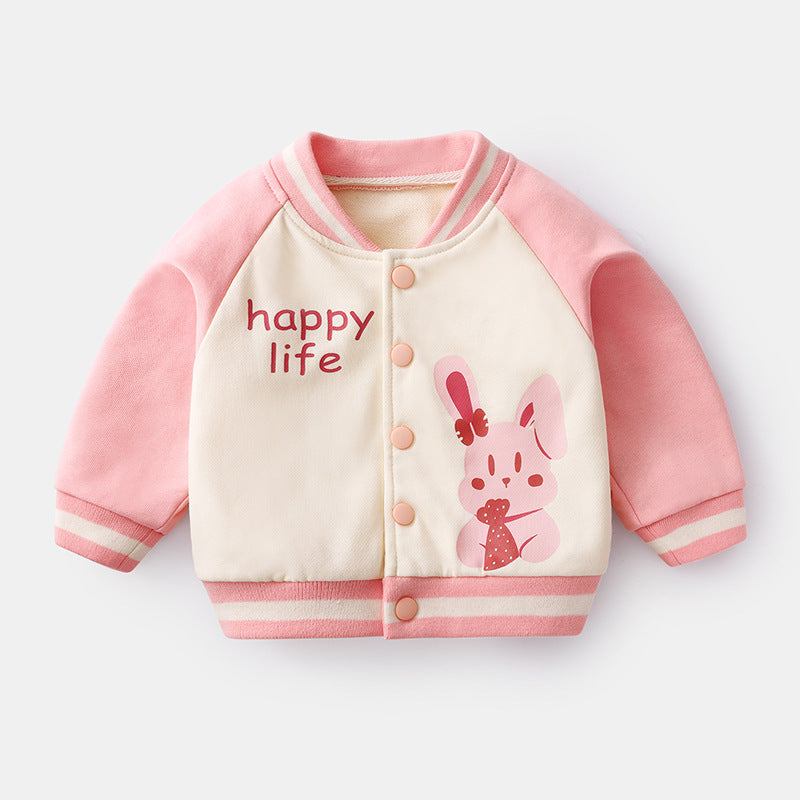 Baby Jacket with Cartoon Print — Spring & Autumn Collection