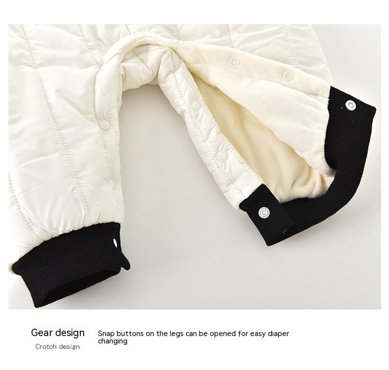 Baby Panda Overalls Suit