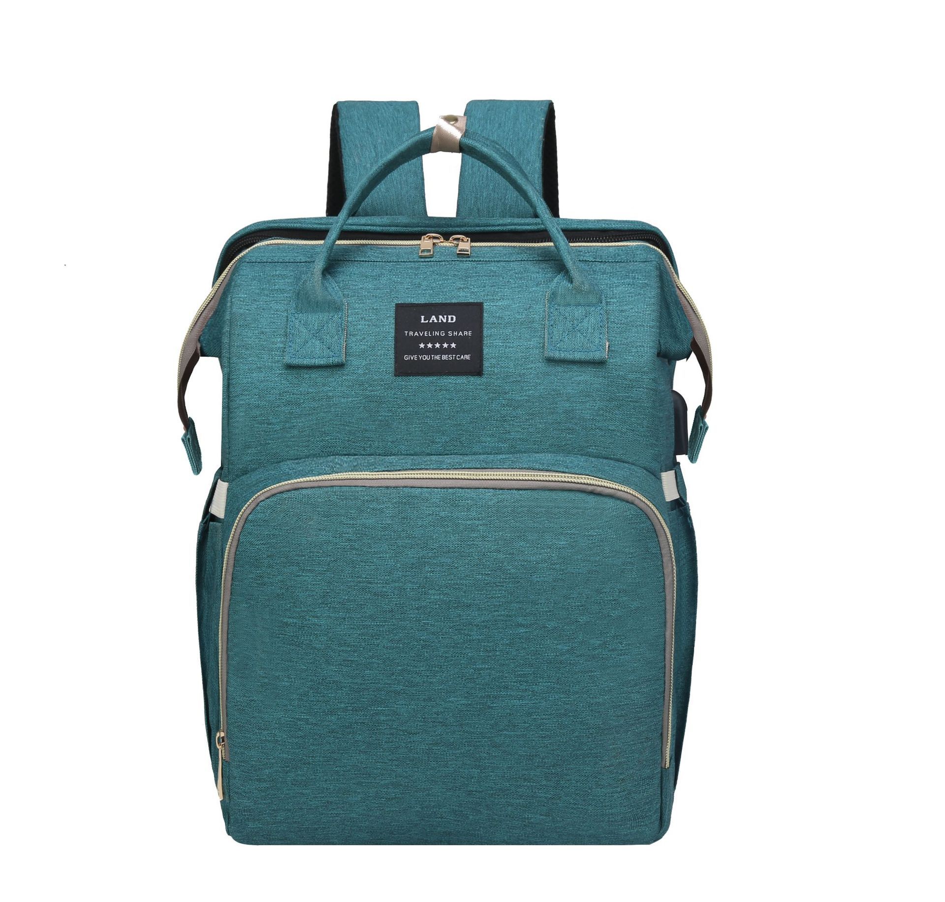 Large Capacity Insulated Diaper Backpack Crib