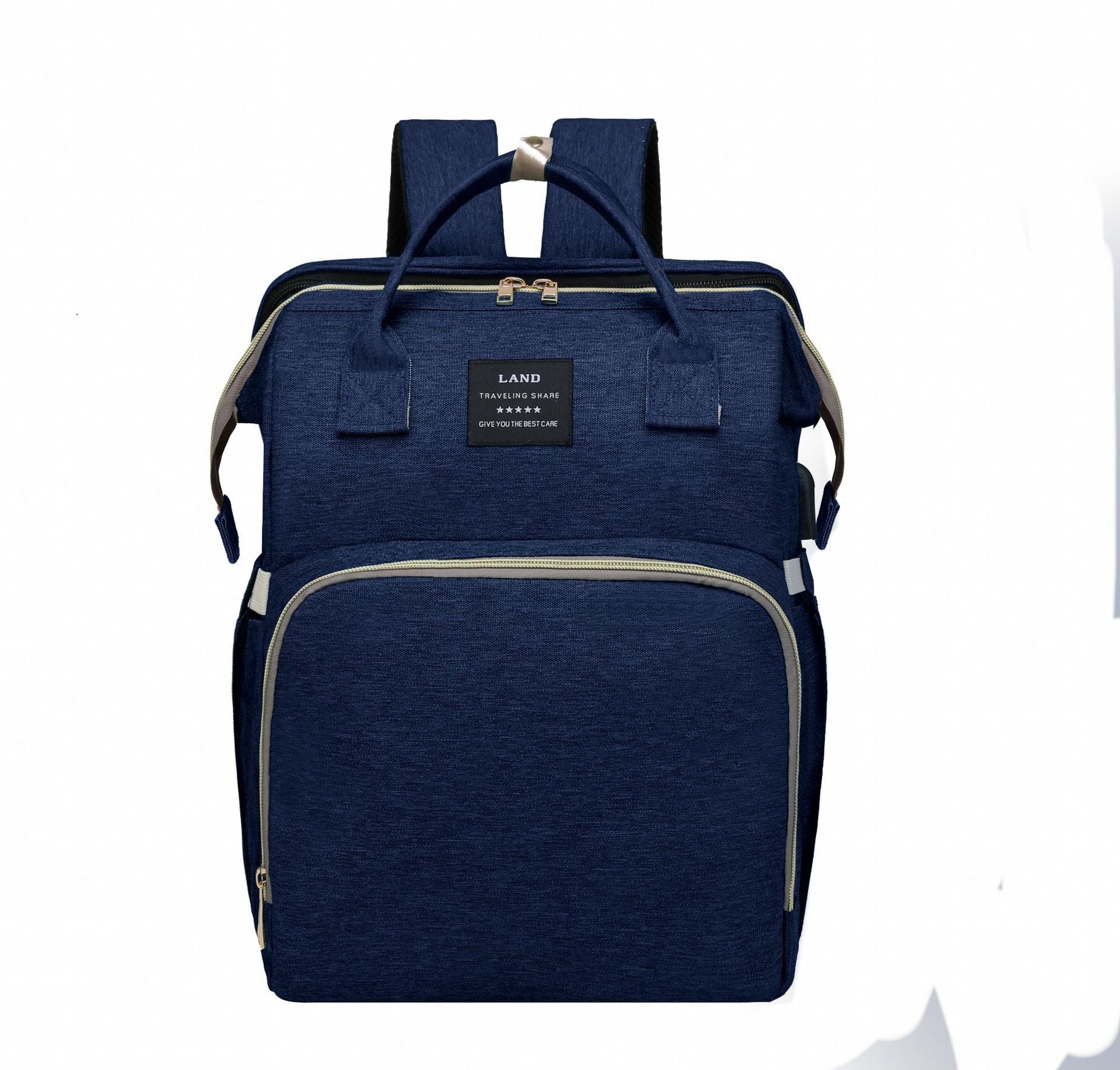 Large Capacity Insulated Diaper Backpack Crib