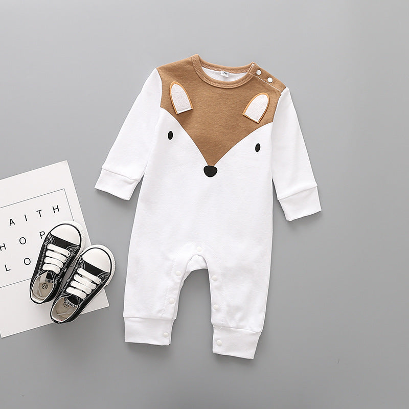 Newborn long sleeve cotton jumpsuit