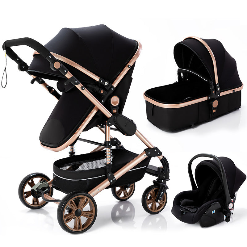High Landscape Stroller with Shock Absorption