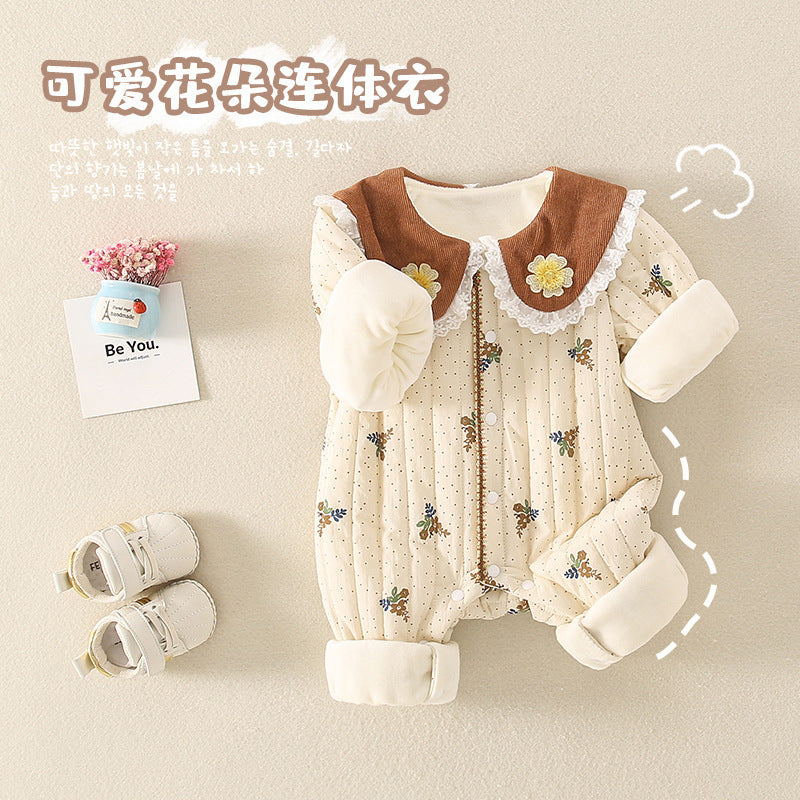 Little Floral Baby Jumpsuits