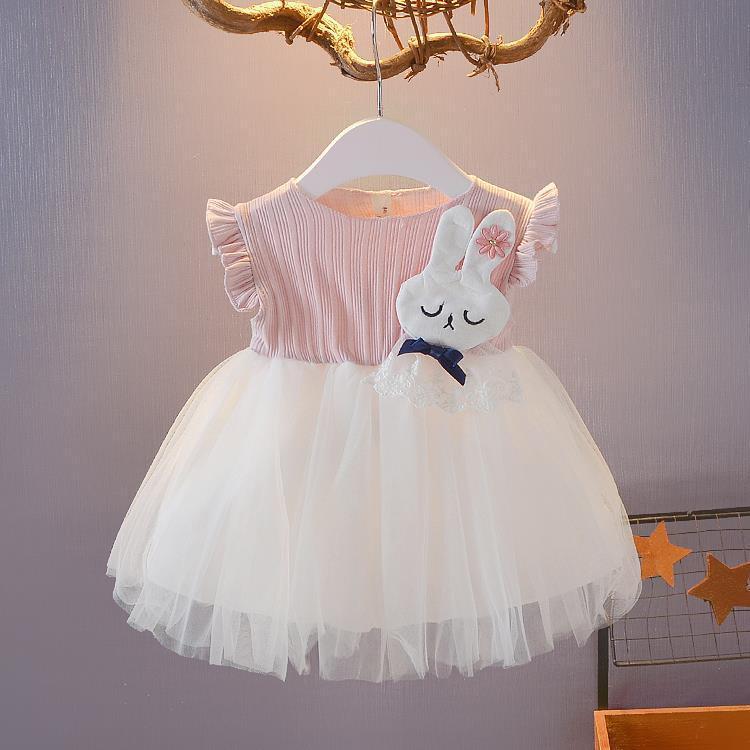 Bunny Dreams Baby Girl Tulle Dress