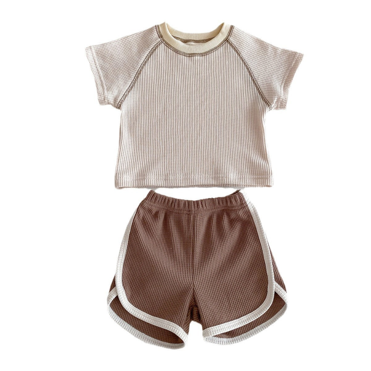 Baby Summer Outfit 2-Piece Set - Unisex T-shirt & Shorts