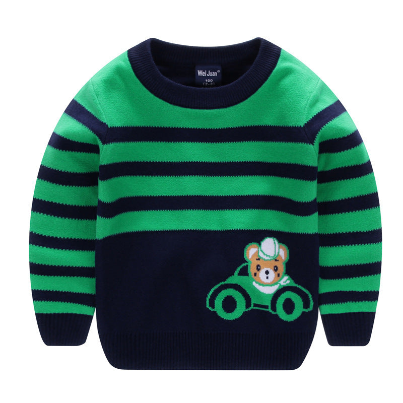 Giraffe Knit Sweater – Fun Cartoon Style