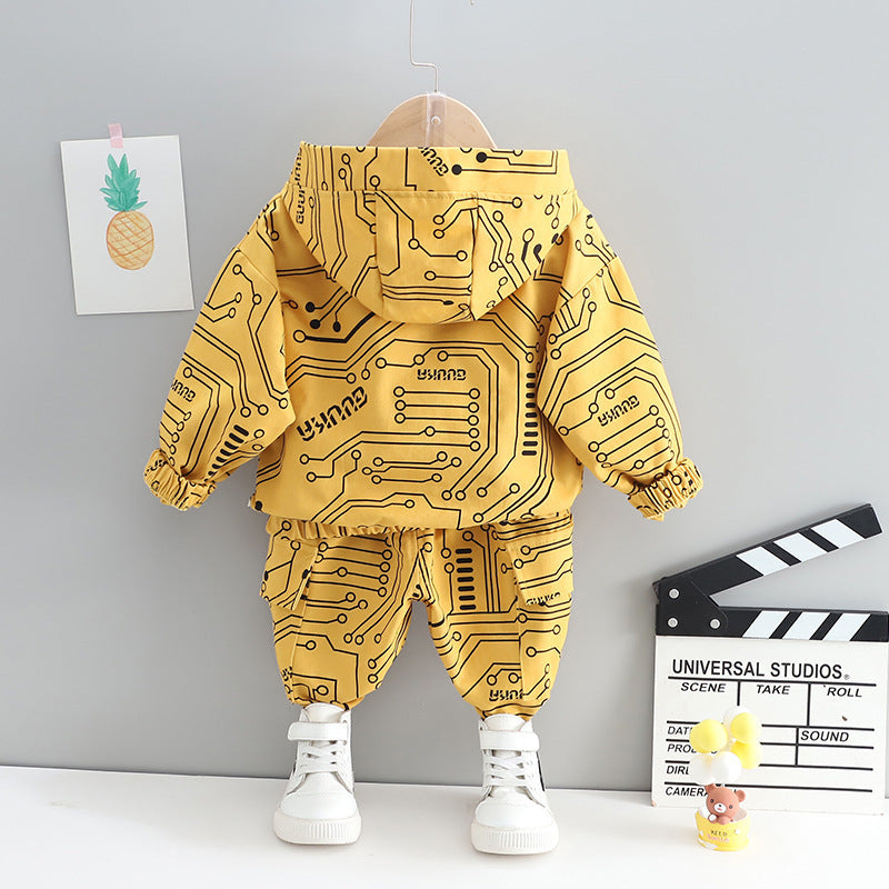 Hooded Baby Boy 2-Piece Set