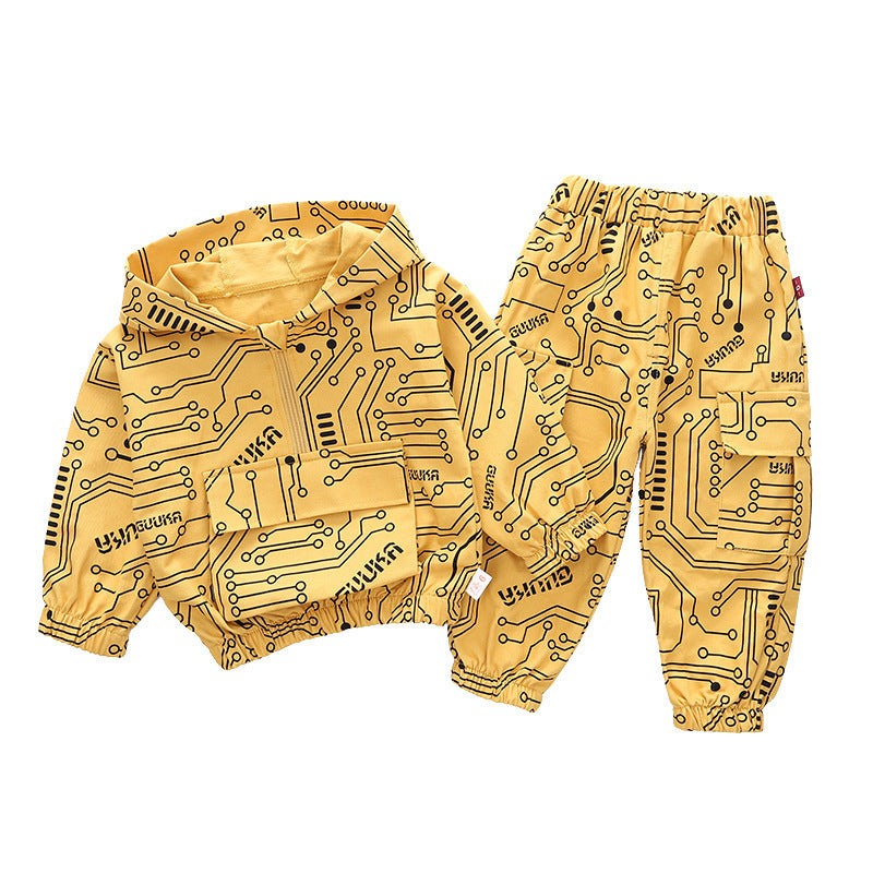 Hooded Baby Boy 2-Piece Set