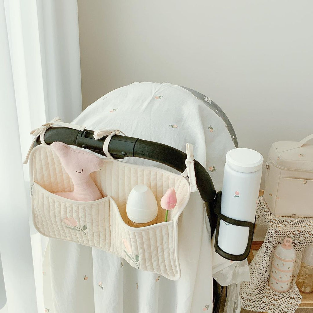 Hanging Crib Organizer – Diapers, Bottles & Toys