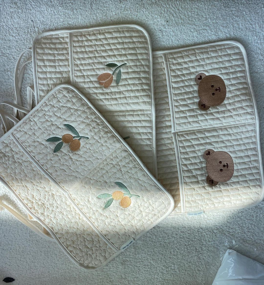 Hanging Crib Organizer – Diapers, Bottles & Toys