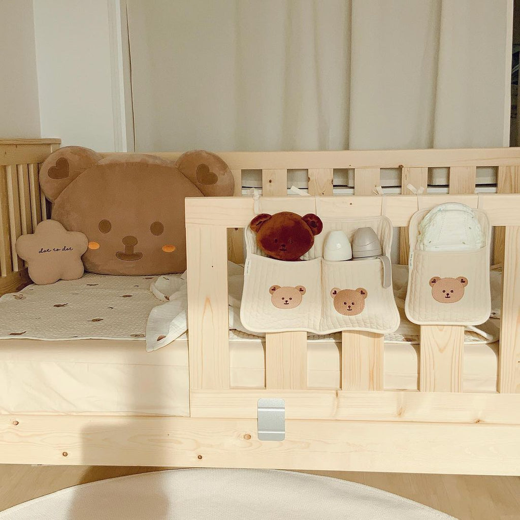 Hanging Crib Organizer – Diapers, Bottles & Toys