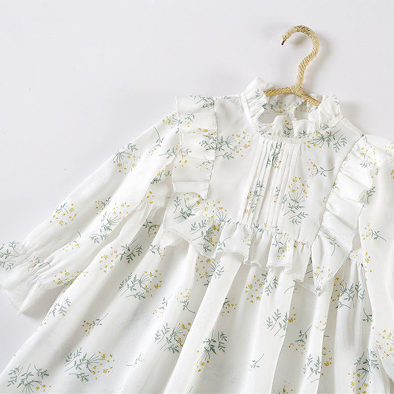 Bloom Ruffle Puff Sleeve Baby Girl Dress