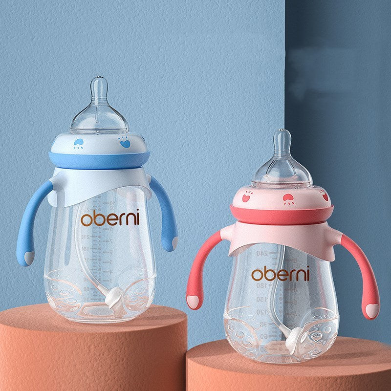 Wide-Neck Anti-Colic Baby Bottle (Anti-Fall)