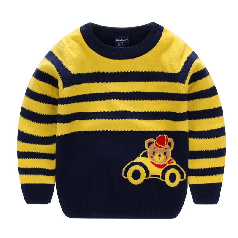 Giraffe Knit Sweater – Fun Cartoon Style