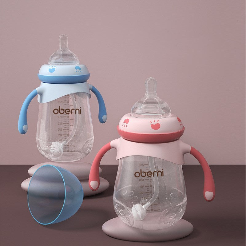 Wide-Neck Anti-Colic Baby Bottle (Anti-Fall)