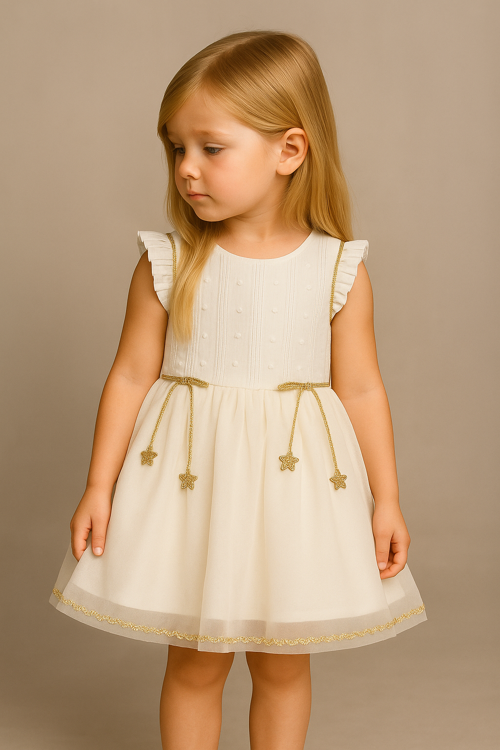 Baby Gauze Dress Summer Western Style Tulle Tutu Mesh Year-old Princess Dress
