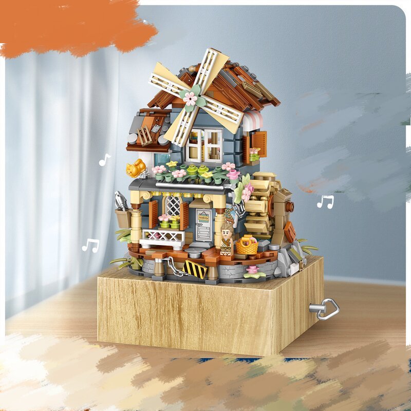 Windmill House Music Box