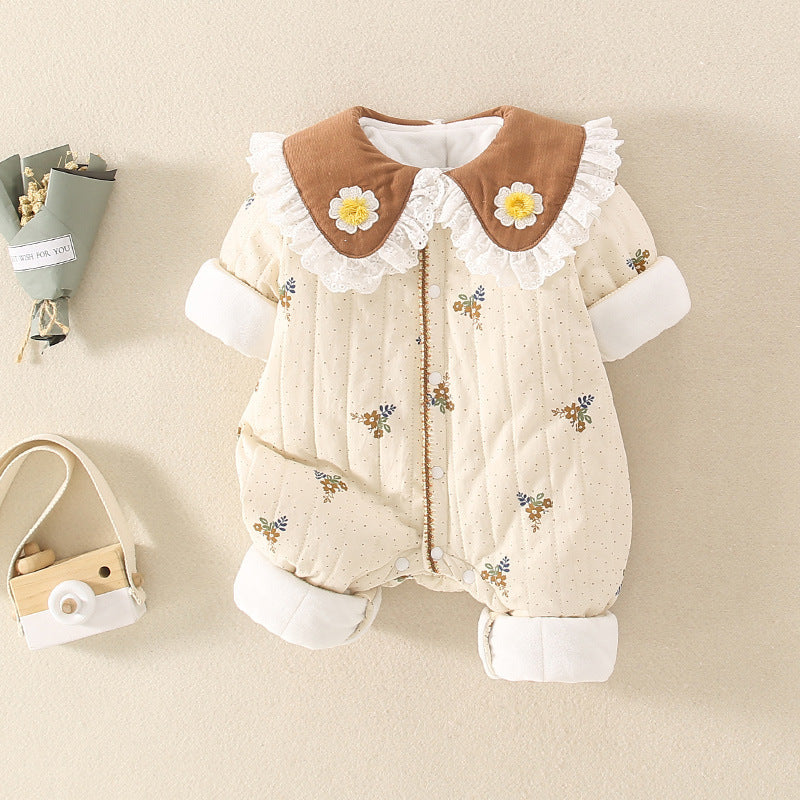 Little Floral Baby Jumpsuits
