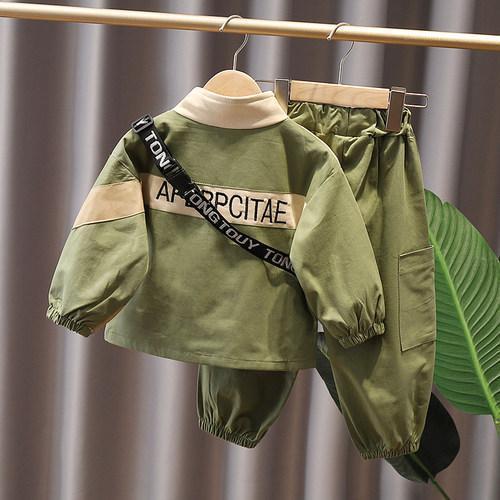 Urban Cool 2-Piece Boys Tracksuit with Crossbody Bag