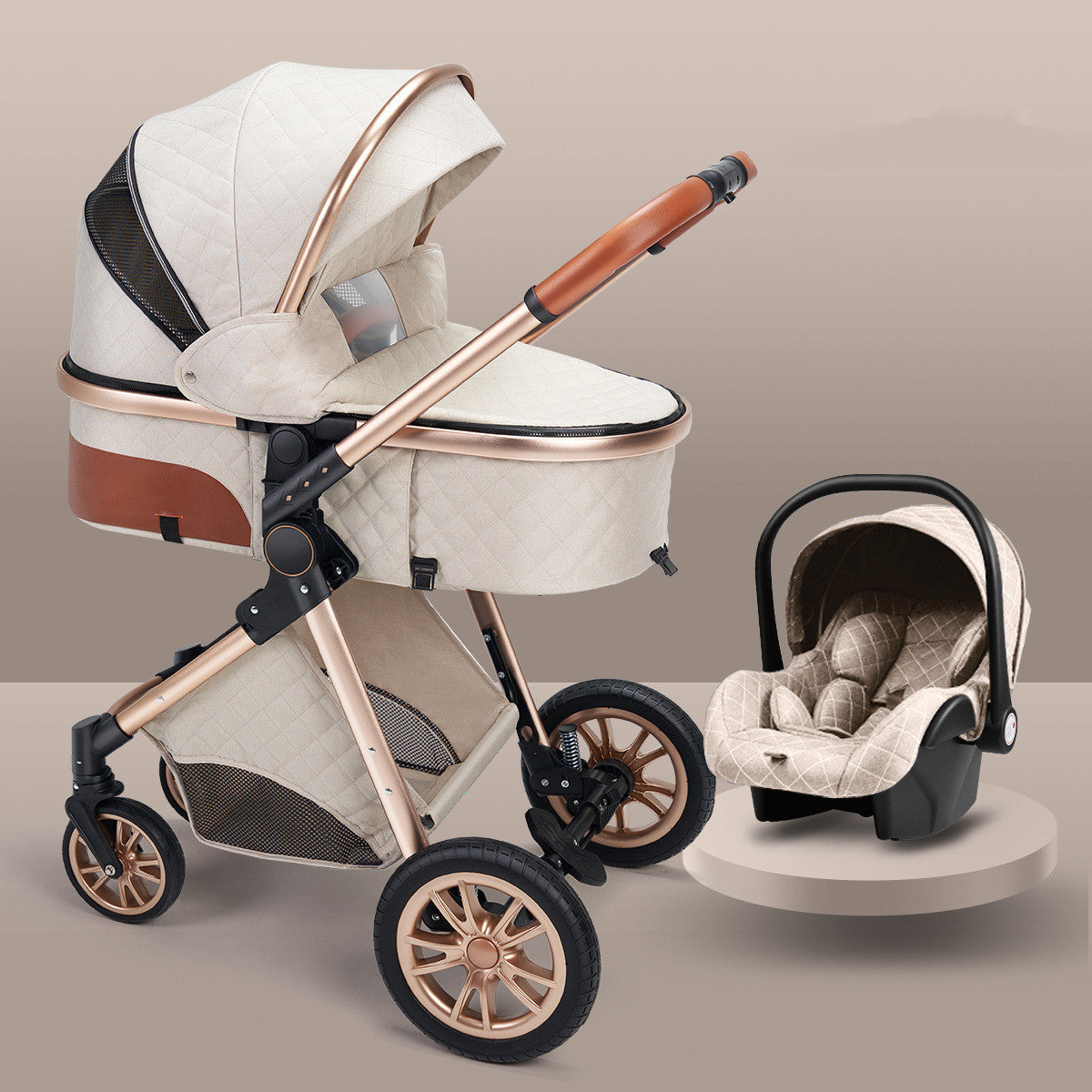 High-View Lightweight Baby Stroller