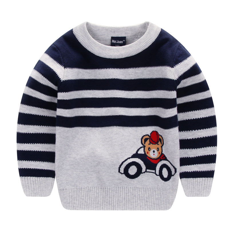 Giraffe Knit Sweater – Fun Cartoon Style