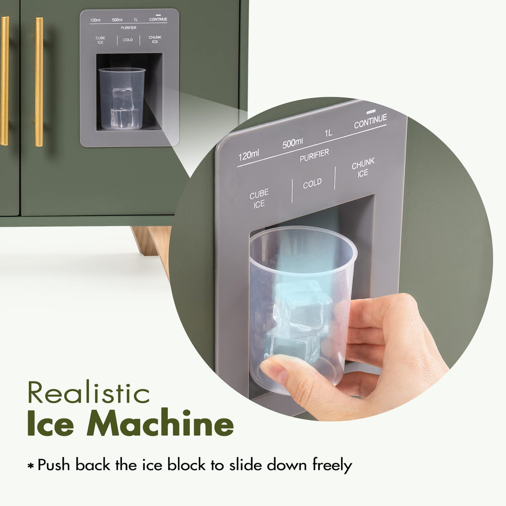 ROBUD Green Wooden Kitchen Set