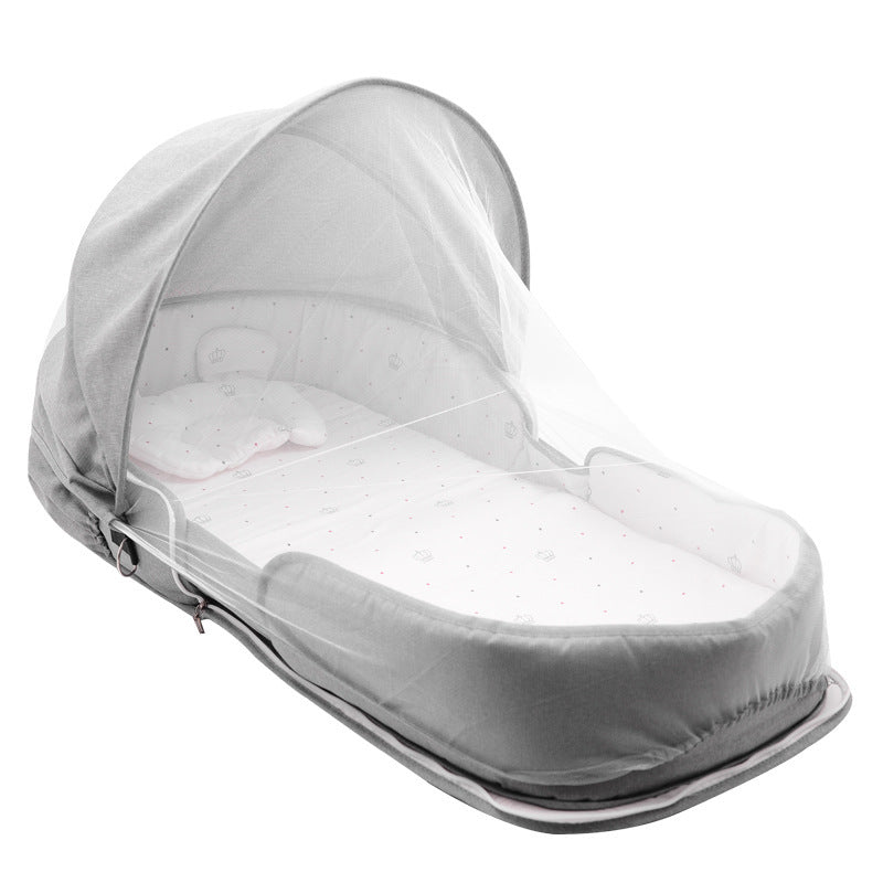 Foldable Baby Crib Backpack – Portable & Soft