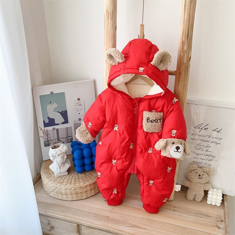 Velvet Snow Cub Suit