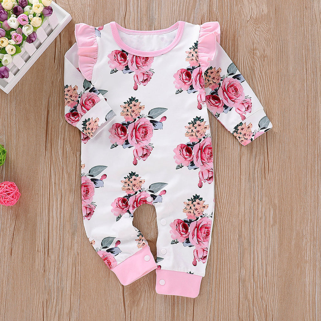 Baby print jumpsuit