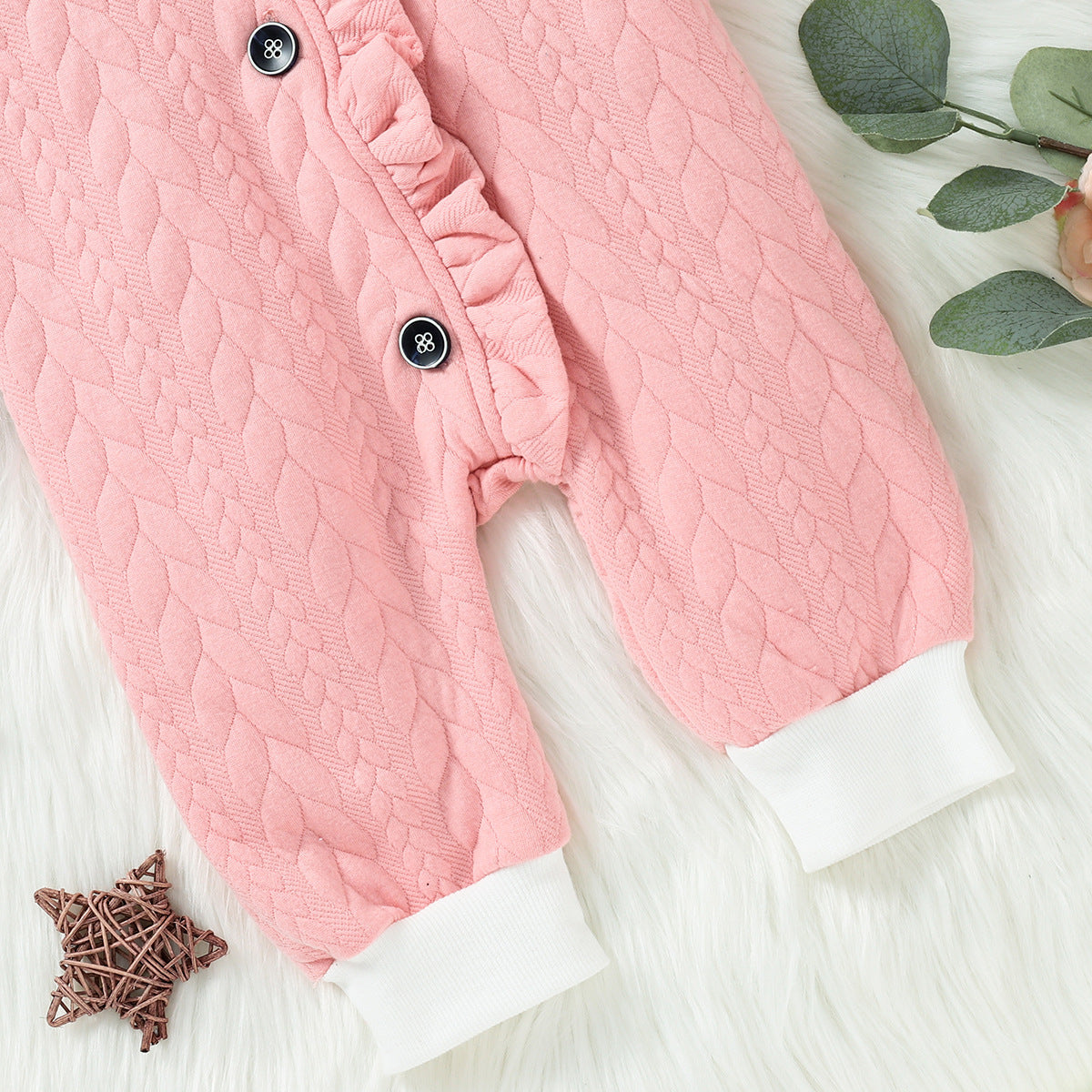 Warm Baby Romper | Hooded Quilted Jumpsuit for Winter