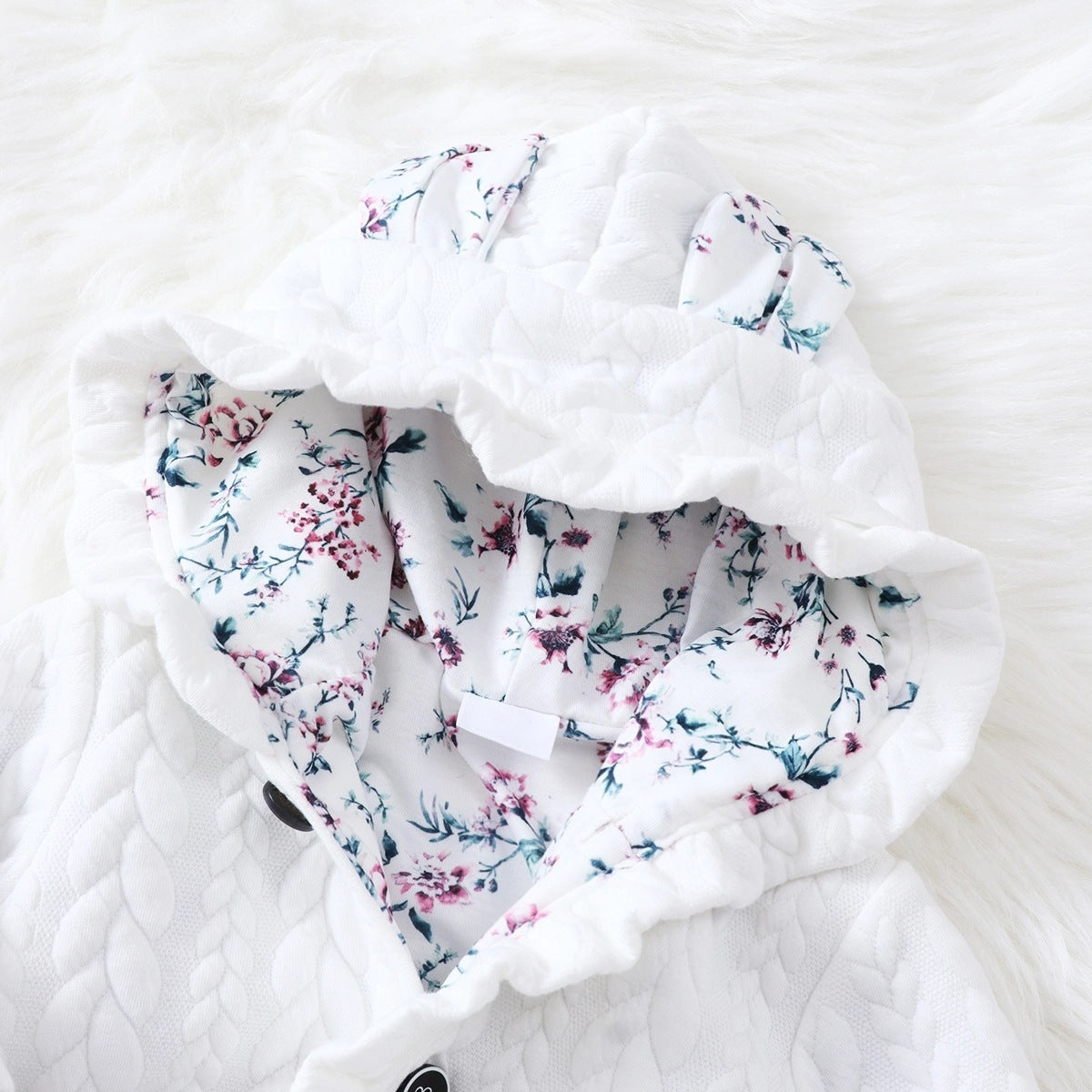 Warm Baby Romper | Hooded Quilted Jumpsuit for Winter
