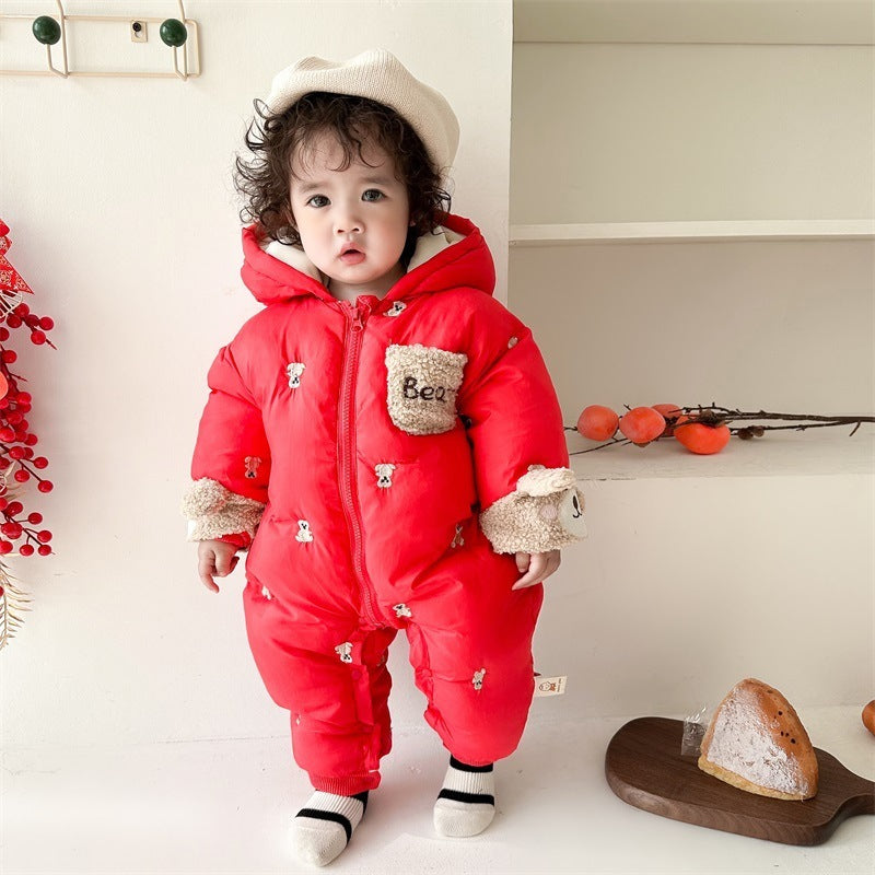 Velvet Snow Cub Suit