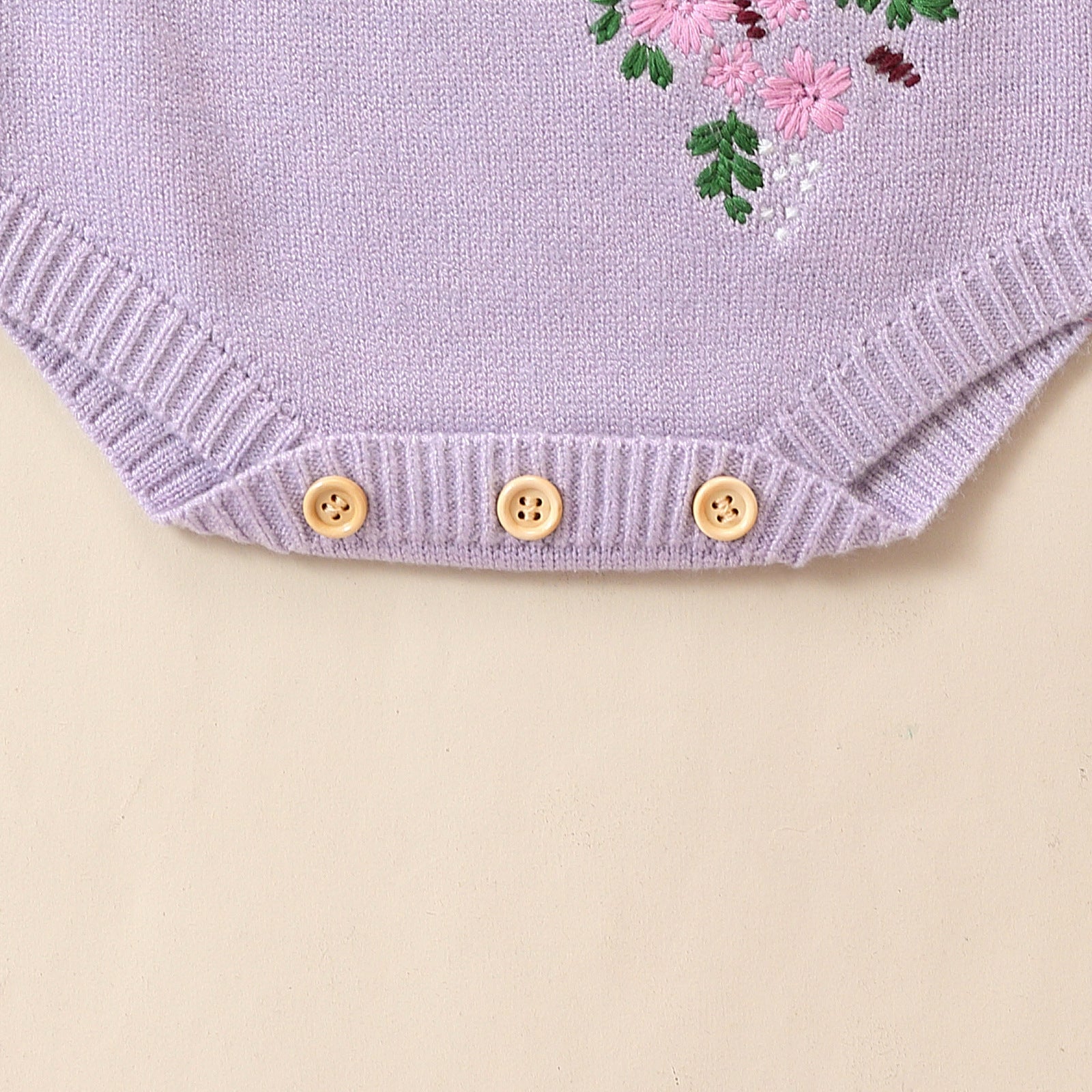 Baby Girl Lavender Knit Dress | Fall Winter Collection