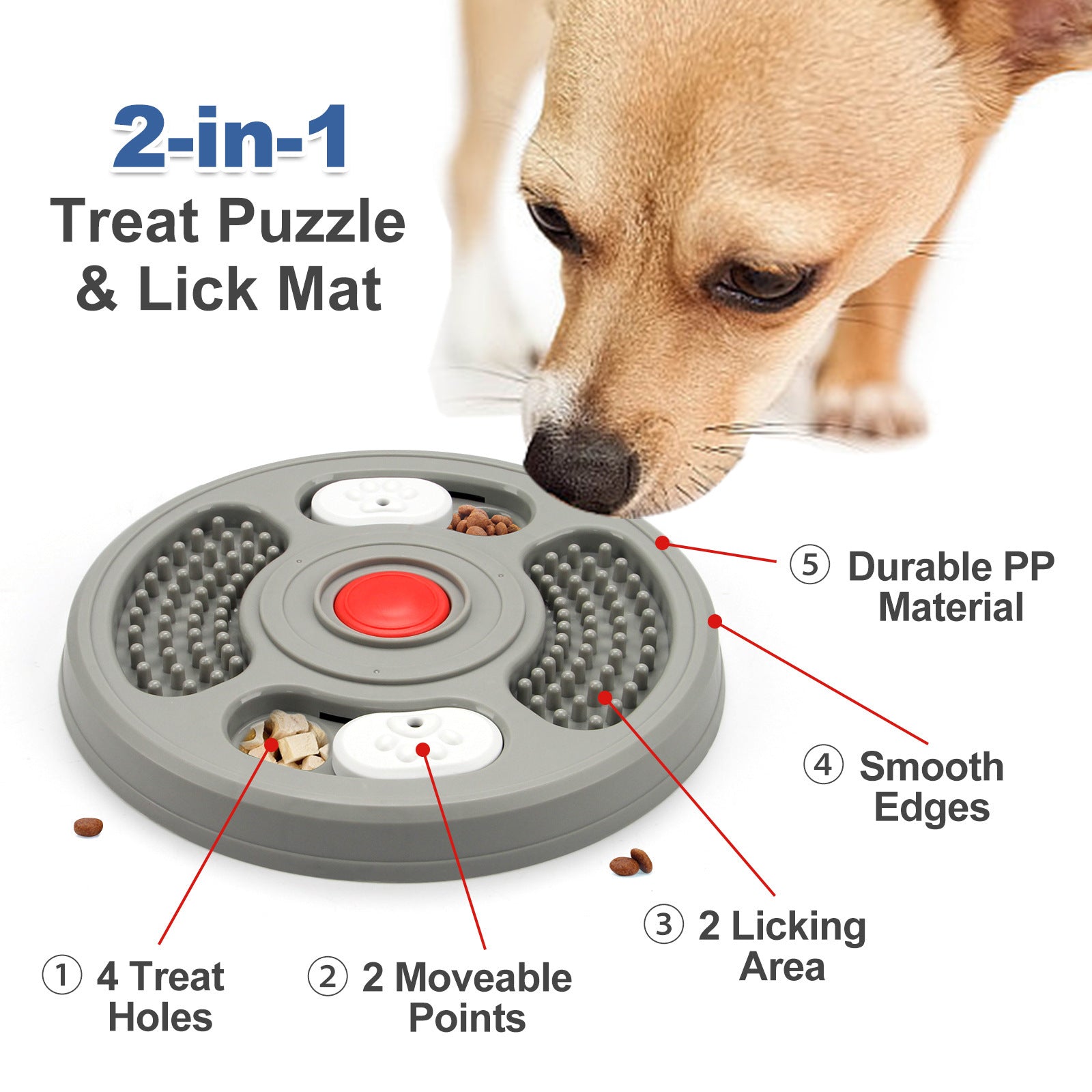 Dog Toy Licking Plate