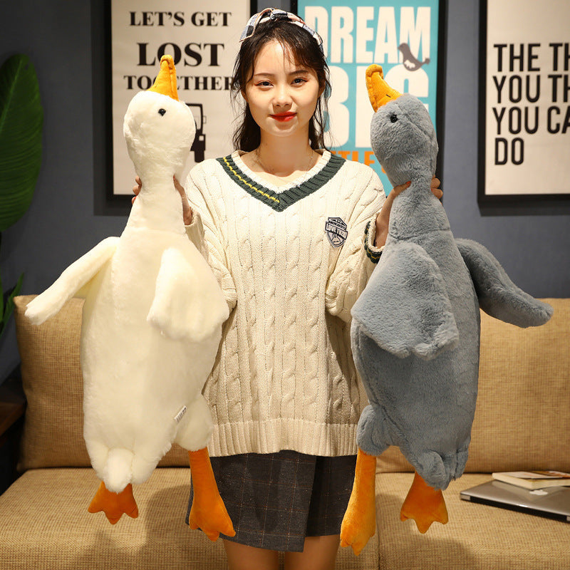 Big White Goose Plush Doll