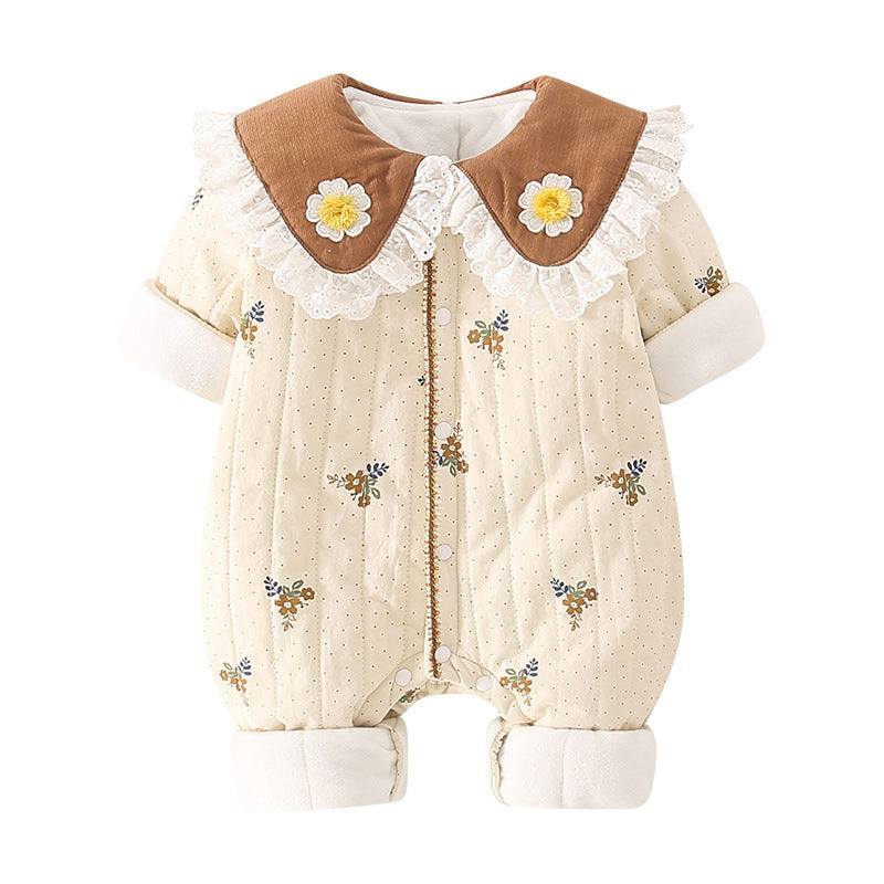 Little Floral Baby Jumpsuits
