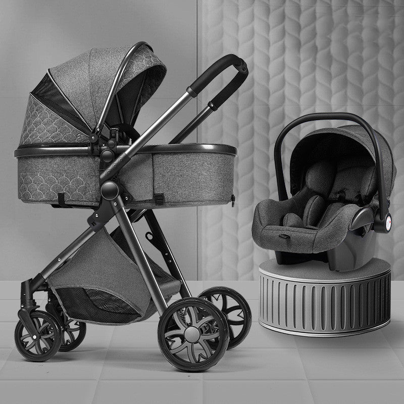 High-View Lightweight Baby Stroller