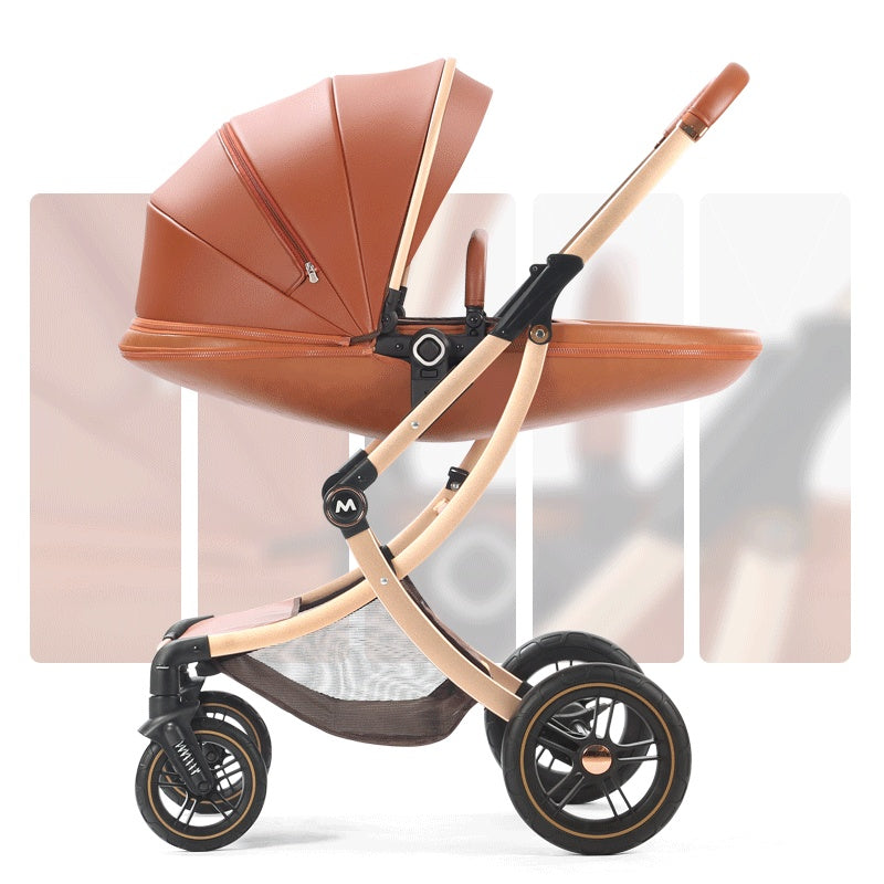 Luxury Baby Stroller with Detachable Car Seat
