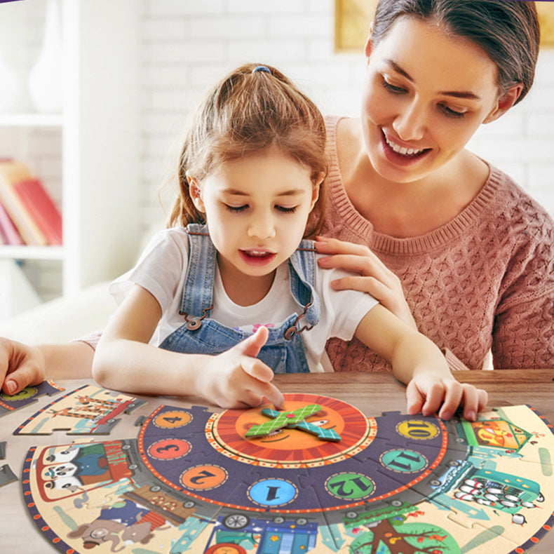 Milu Paper Digital Clock Toy