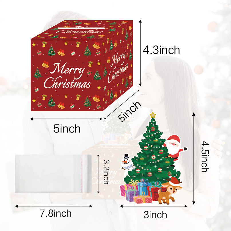Red Christmas Money Box