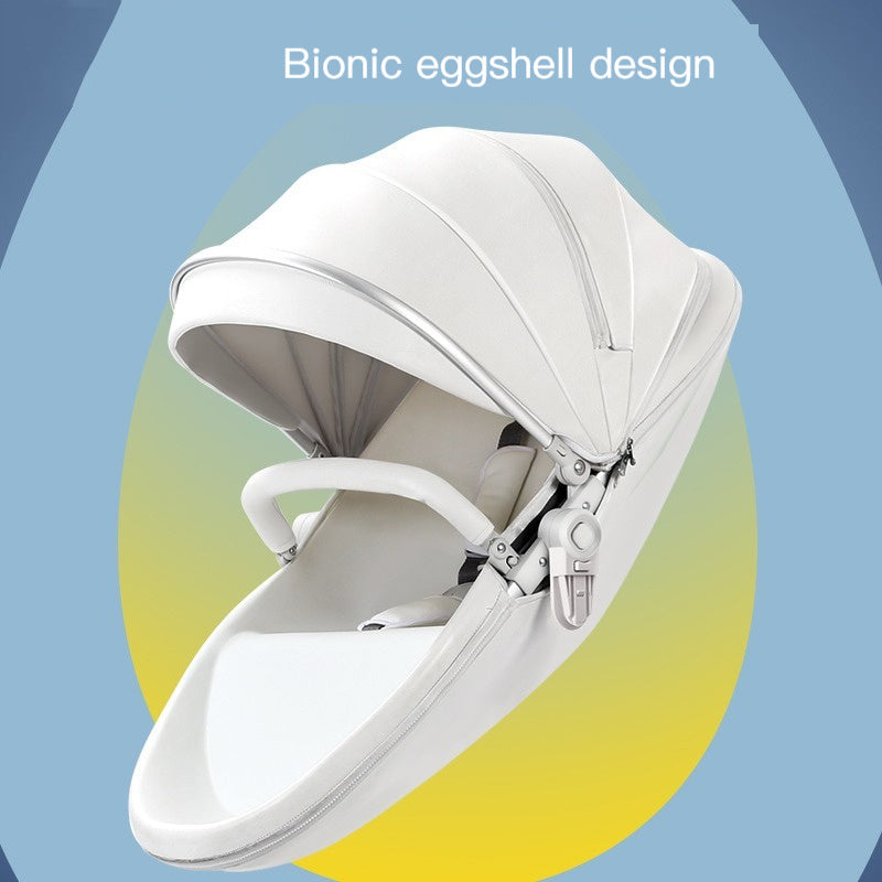 Luxury Baby Stroller with Detachable Car Seat