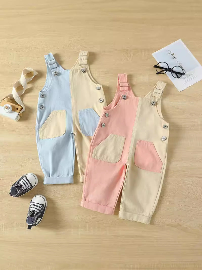 Unisex Baby Cotton Sleeveless Romper - Multiple Colors
