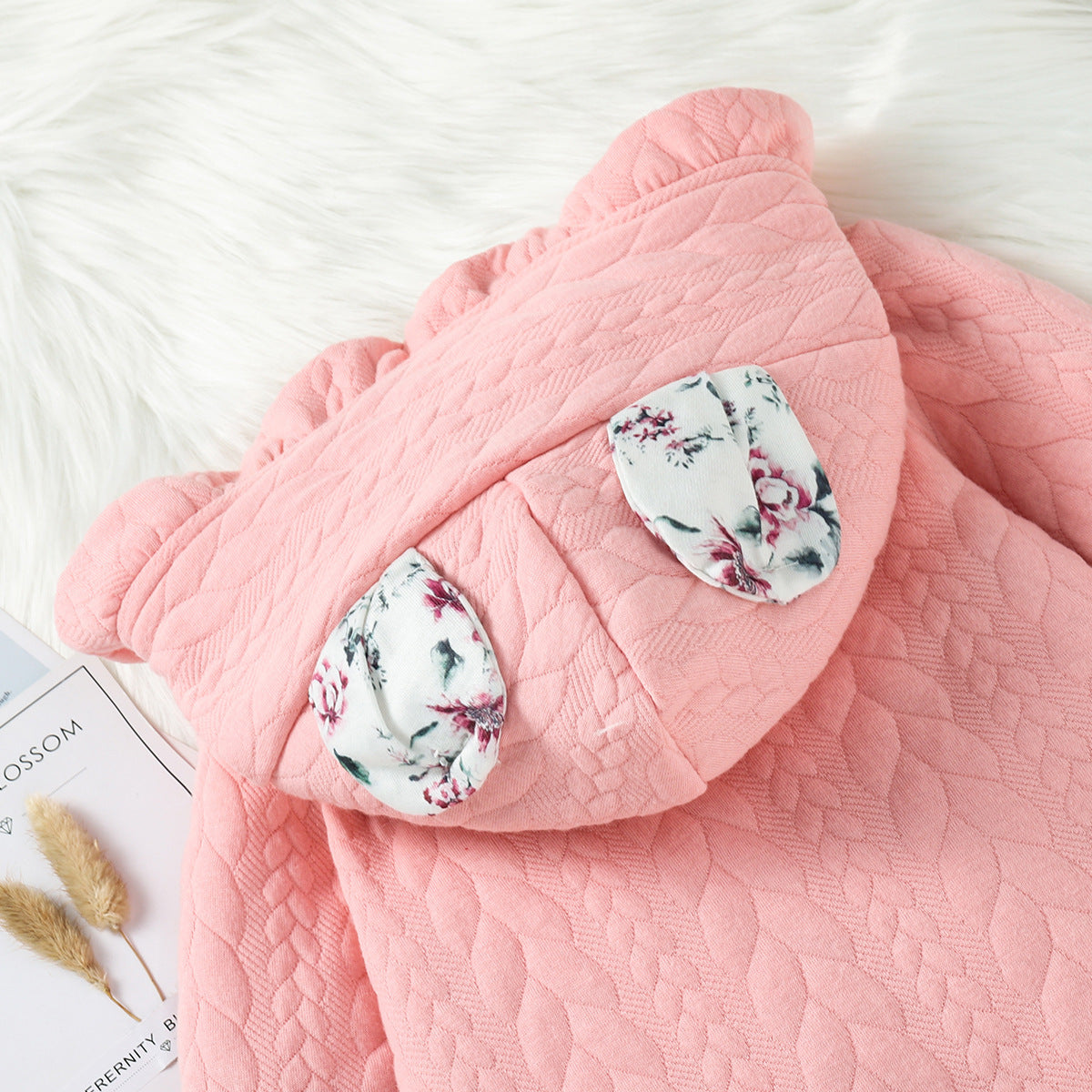 Warm Baby Romper | Hooded Quilted Jumpsuit for Winter