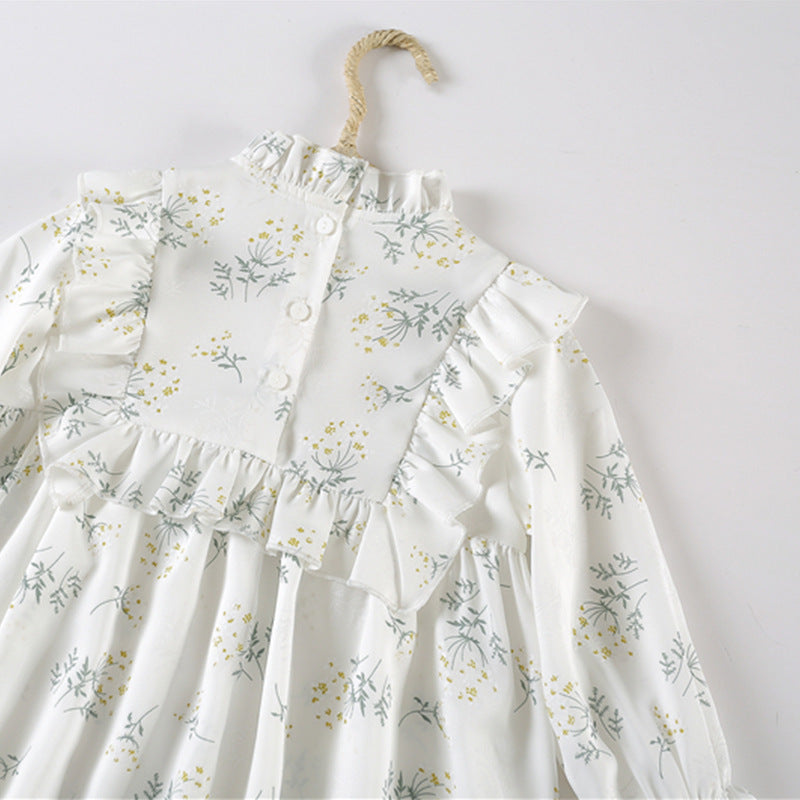 Bloom Ruffle Puff Sleeve Baby Girl Dress